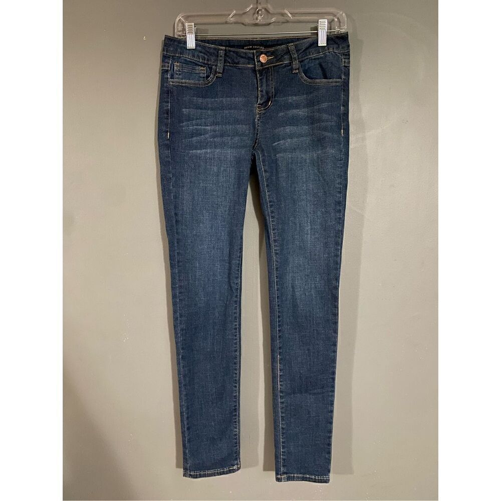 Denim Couture Red Dark Wash Skinny Jeans Size 5 NWOT